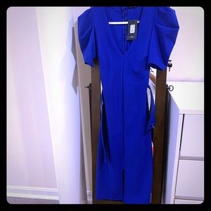 Ruffled Sleeve Dress